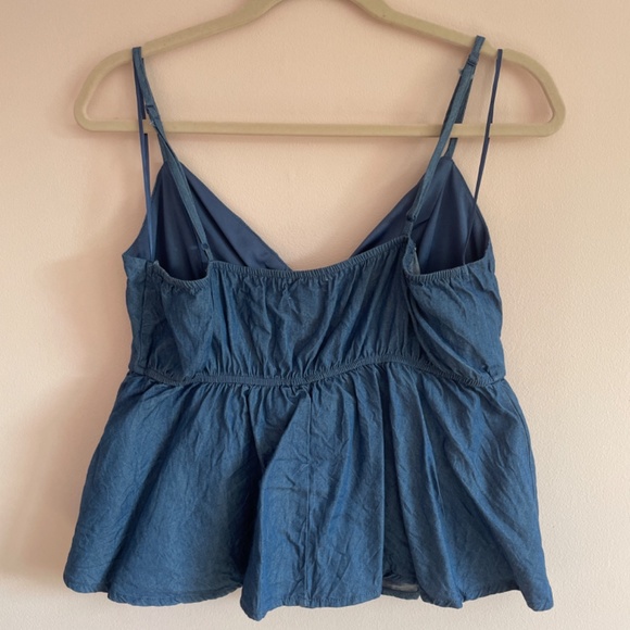 Demin babydoll top - Picture 2 of 2